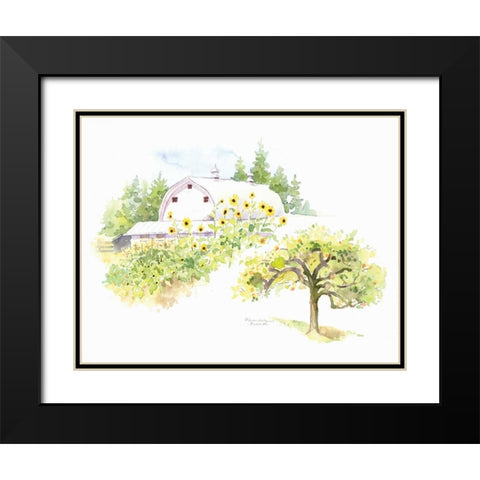 Ridgefield Barn III Black Modern Wood Framed Art Print with Double Matting by Babbitt, Gwendolyn