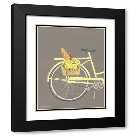 Bicycle I Black Modern Wood Framed Art Print with Double Matting by Babbit, Gwendolyn