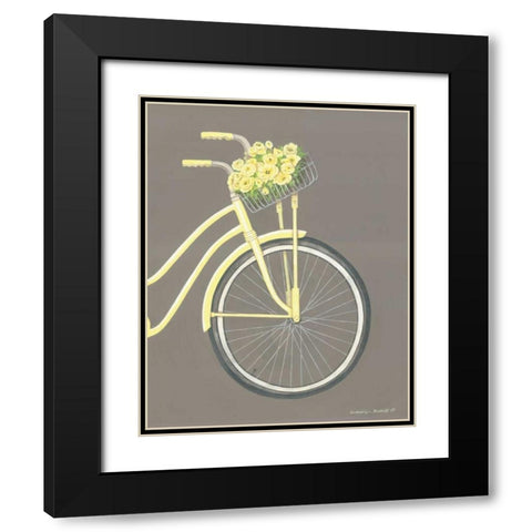 Bicycle II Black Modern Wood Framed Art Print with Double Matting by Babbit, Gwendolyn