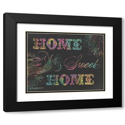 Home Sweet Home III Black Modern Wood Framed Art Print with Double Matting by Babbitt, Gwendolyn