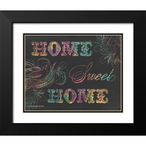 Home Sweet Home III Black Modern Wood Framed Art Print with Double Matting by Babbitt, Gwendolyn