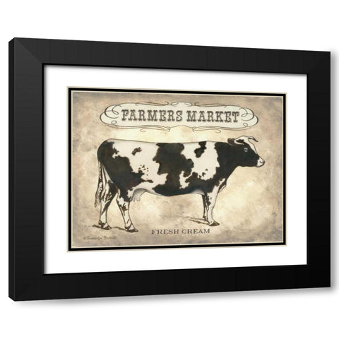 Farmers Market Black Modern Wood Framed Art Print with Double Matting by Babbitt, Gwendolyn
