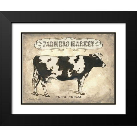 Farmers Market Black Modern Wood Framed Art Print with Double Matting by Babbitt, Gwendolyn