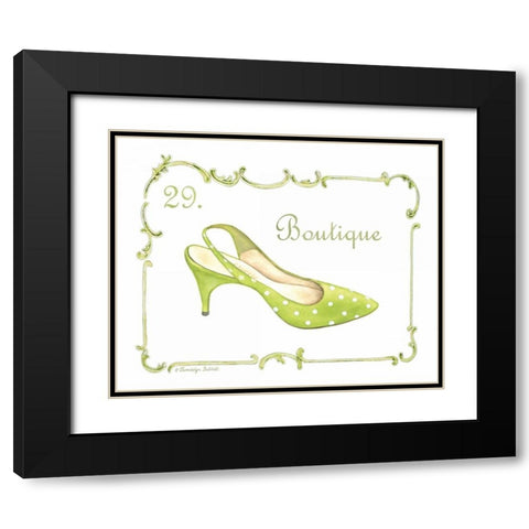 French Fashion III Black Modern Wood Framed Art Print with Double Matting by Babbitt, Gwendolyn