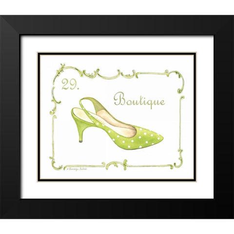 French Fashion III Black Modern Wood Framed Art Print with Double Matting by Babbitt, Gwendolyn