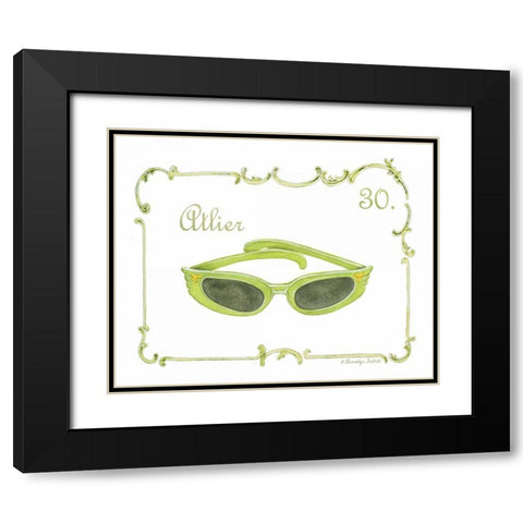 French Fashion IV Black Modern Wood Framed Art Print with Double Matting by Babbitt, Gwendolyn