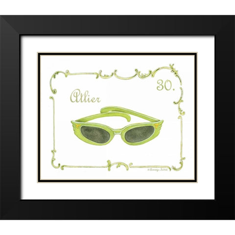 French Fashion IV Black Modern Wood Framed Art Print with Double Matting by Babbitt, Gwendolyn