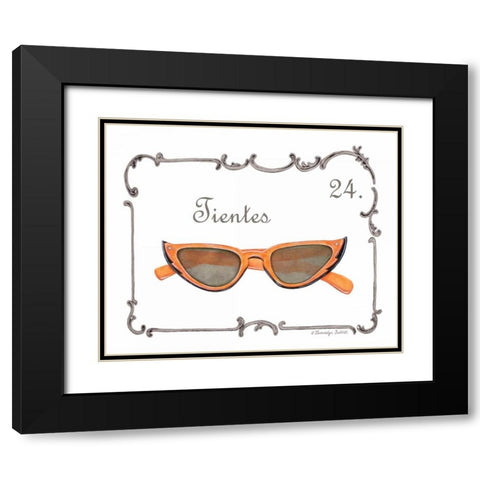 French Fashion VI Black Modern Wood Framed Art Print with Double Matting by Babbitt, Gwendolyn