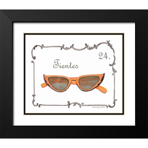 French Fashion VI Black Modern Wood Framed Art Print with Double Matting by Babbitt, Gwendolyn