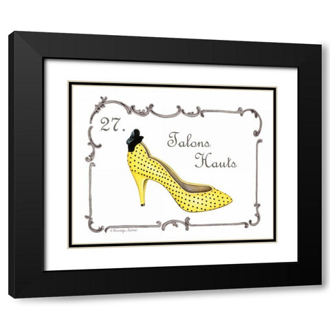 French Fashion VII Black Modern Wood Framed Art Print with Double Matting by Babbitt, Gwendolyn