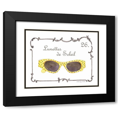 French Fashion VIII Black Modern Wood Framed Art Print with Double Matting by Babbitt, Gwendolyn