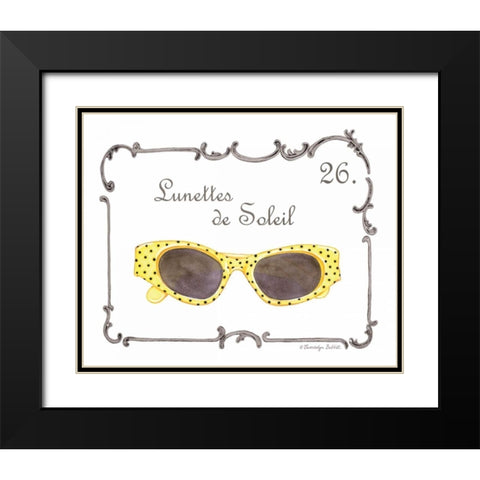 French Fashion VIII Black Modern Wood Framed Art Print with Double Matting by Babbitt, Gwendolyn