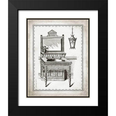 Victorian Sink I Black Modern Wood Framed Art Print with Double Matting by Babbitt, Gwendolyn