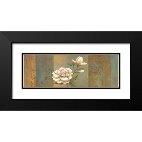 Magnolia Branch II Black Modern Wood Framed Art Print with Double Matting by Belamar, Ella