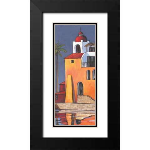 Casita II Black Modern Wood Framed Art Print with Double Matting by Brent, Paul