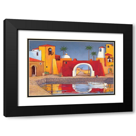 Puerto del Mar II Black Modern Wood Framed Art Print with Double Matting by Brent, Paul