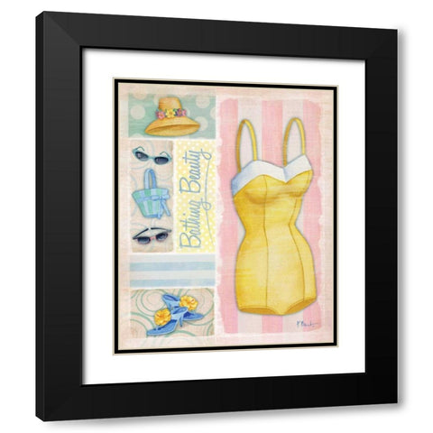 Glamour Girl II Black Modern Wood Framed Art Print with Double Matting by Brent, Paul