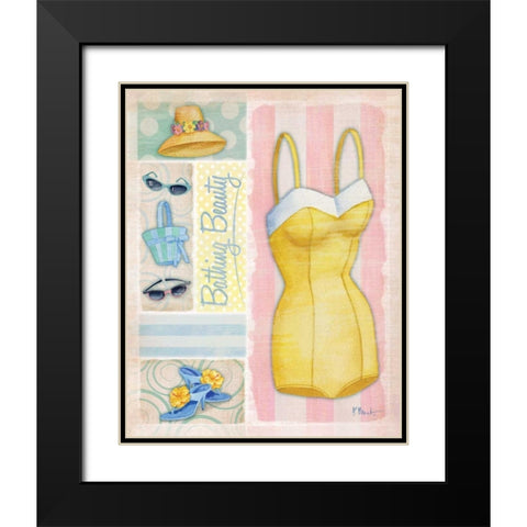 Glamour Girl II Black Modern Wood Framed Art Print with Double Matting by Brent, Paul