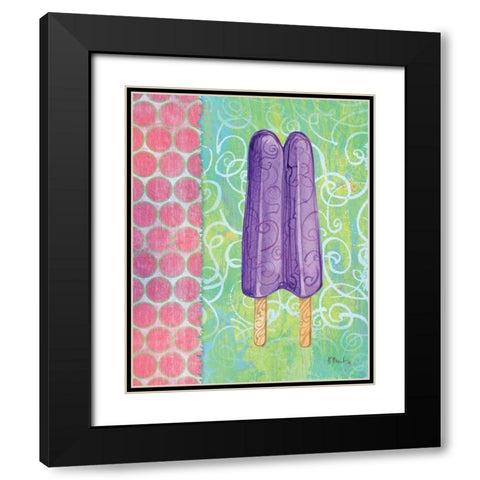 Frozen Delight III Black Modern Wood Framed Art Print with Double Matting by Brent, Paul