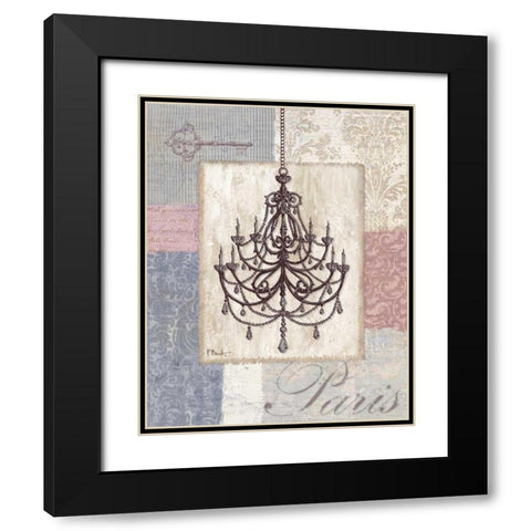 Boutique de Paris II Black Modern Wood Framed Art Print with Double Matting by Brent, Paul