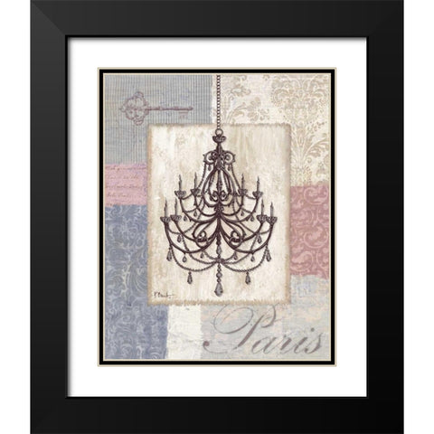 Boutique de Paris II Black Modern Wood Framed Art Print with Double Matting by Brent, Paul