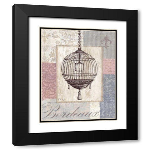 Boutique de Paris III Black Modern Wood Framed Art Print with Double Matting by Brent, Paul