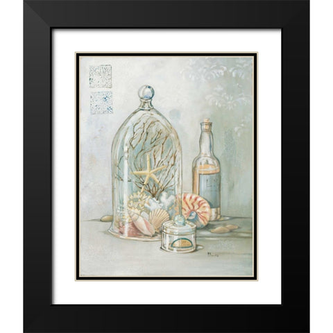 Amenities I Black Modern Wood Framed Art Print with Double Matting by Brent, Paul