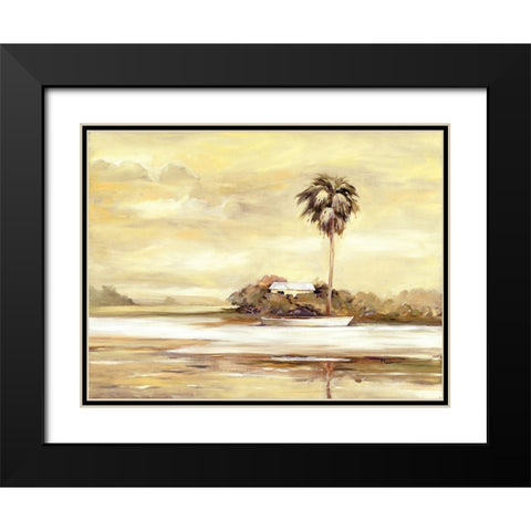 Island Black Modern Wood Framed Art Print with Double Matting by Brent, Paul