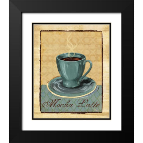 Coffee Club II Black Modern Wood Framed Art Print with Double Matting by Brent, Paul