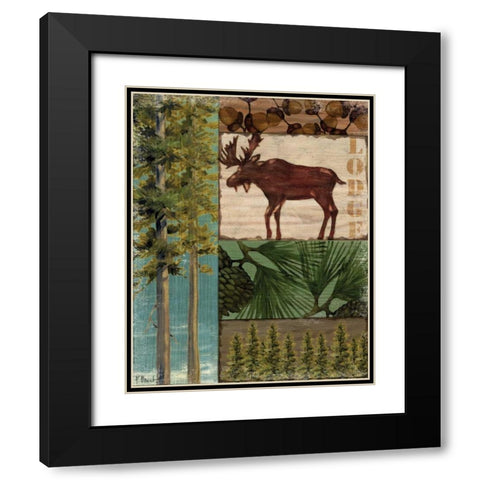 Nature Trail I Black Modern Wood Framed Art Print with Double Matting by Brent, Paul
