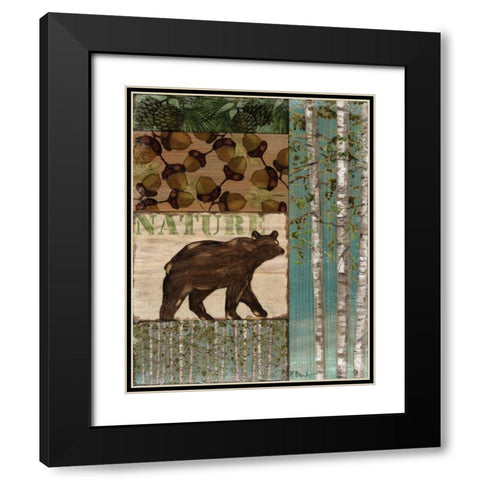 Nature Trail II Black Modern Wood Framed Art Print with Double Matting by Brent, Paul