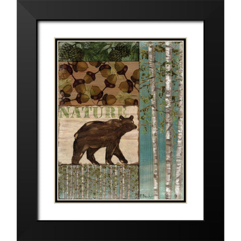 Nature Trail II Black Modern Wood Framed Art Print with Double Matting by Brent, Paul