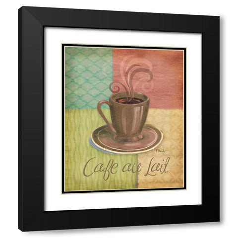 Quattro Coffee II Black Modern Wood Framed Art Print with Double Matting by Brent, Paul