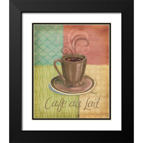Quattro Coffee II Black Modern Wood Framed Art Print with Double Matting by Brent, Paul
