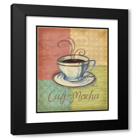 Quattro Coffee IV Black Modern Wood Framed Art Print with Double Matting by Brent, Paul