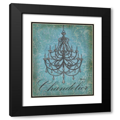 Parisian Market II Black Modern Wood Framed Art Print with Double Matting by Brent, Paul