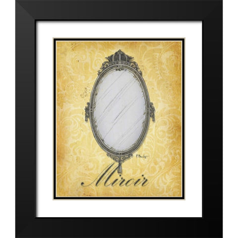 Parisian Market III Black Modern Wood Framed Art Print with Double Matting by Brent, Paul