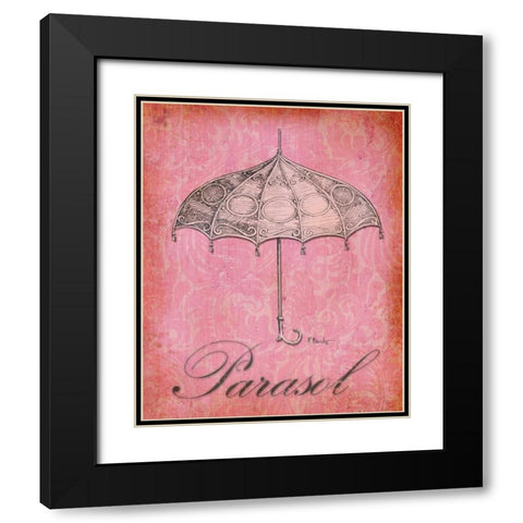Parisian Market IV Black Modern Wood Framed Art Print with Double Matting by Brent, Paul