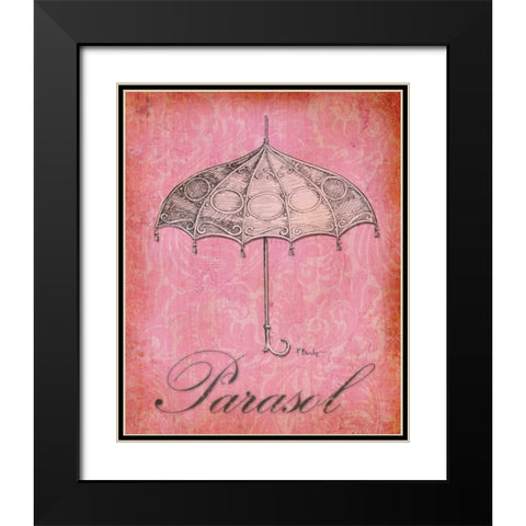 Parisian Market IV Black Modern Wood Framed Art Print with Double Matting by Brent, Paul