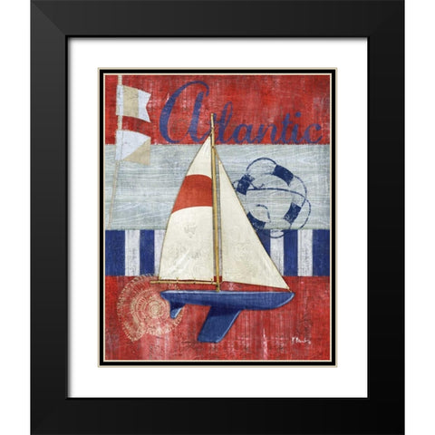 Maritime Boat I Black Modern Wood Framed Art Print with Double Matting by Brent, Paul