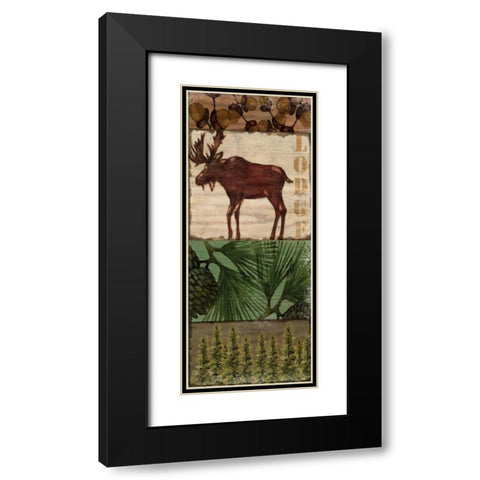 Nature Trail III Black Modern Wood Framed Art Print with Double Matting by Brent, Paul