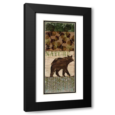 Nature Trail IV Black Modern Wood Framed Art Print with Double Matting by Brent, Paul