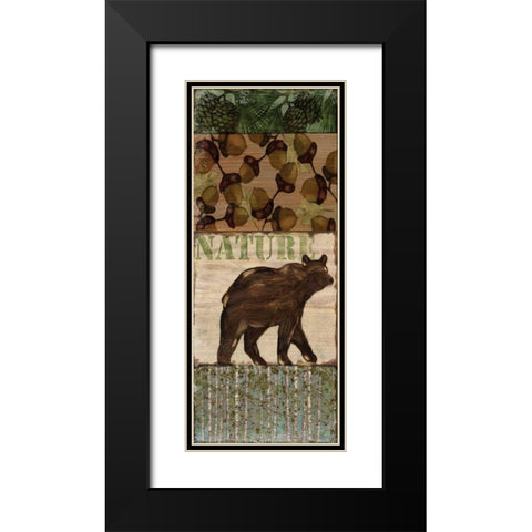 Nature Trail IV Black Modern Wood Framed Art Print with Double Matting by Brent, Paul