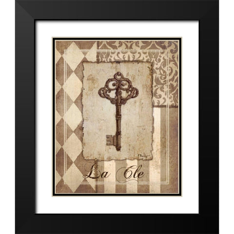 Provincial Collage III Black Modern Wood Framed Art Print with Double Matting by Brent, Paul