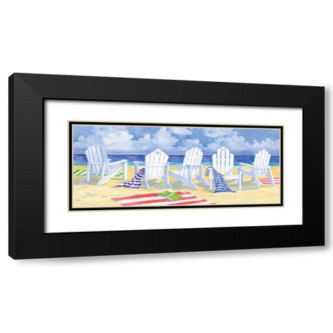 Front Row Seats Black Modern Wood Framed Art Print with Double Matting by Brent, Paul