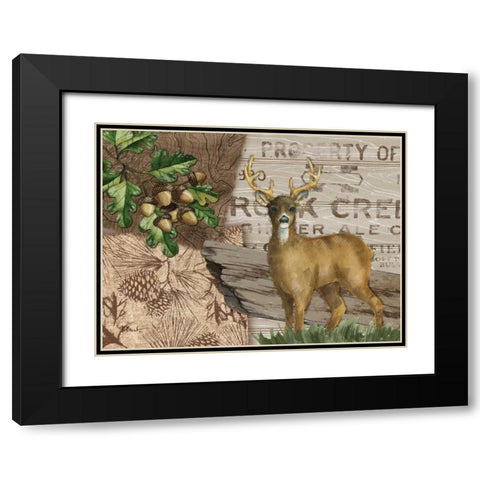 Alpine Collage I Black Modern Wood Framed Art Print with Double Matting by Brent, Paul