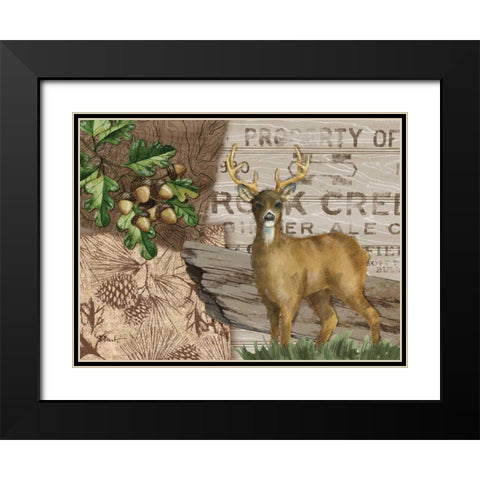 Alpine Collage I Black Modern Wood Framed Art Print with Double Matting by Brent, Paul