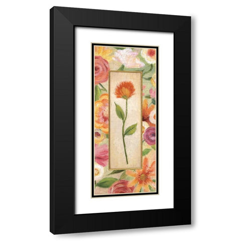 Sweet Romance Panel I Black Modern Wood Framed Art Print with Double Matting by Brissonnet, Daphne
