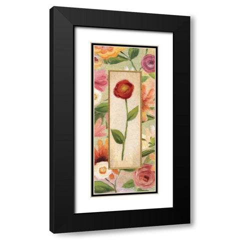 Sweet Romance Panel III Black Modern Wood Framed Art Print with Double Matting by Brissonnet, Daphne