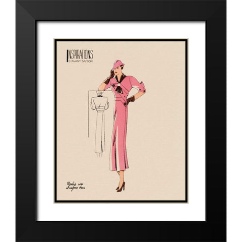 Inspirations II Black Modern Wood Framed Art Print with Double Matting by Berman, Susan